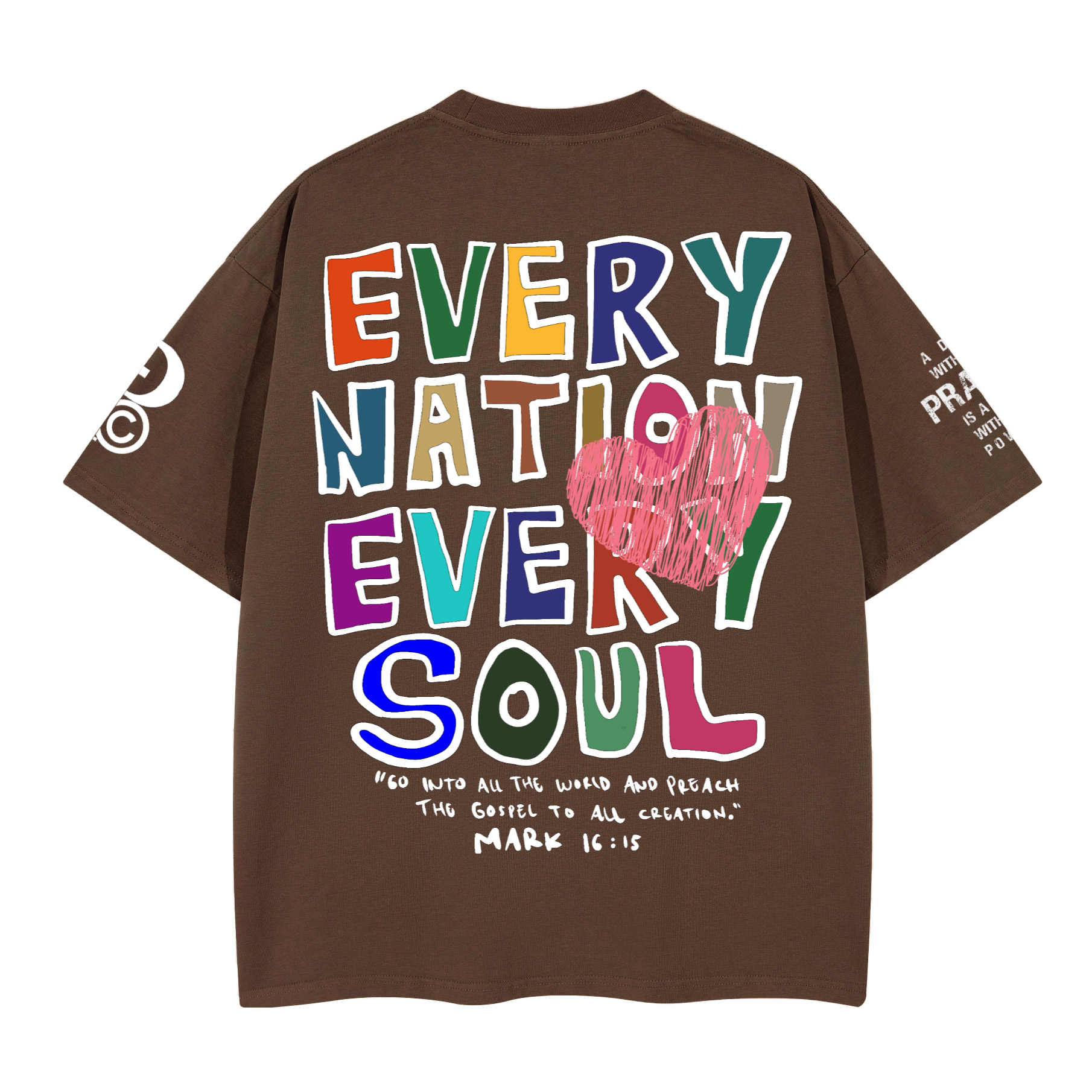 "EVERY NATION EVERY SOUL" Premium Cotton Unisex T-Shirt