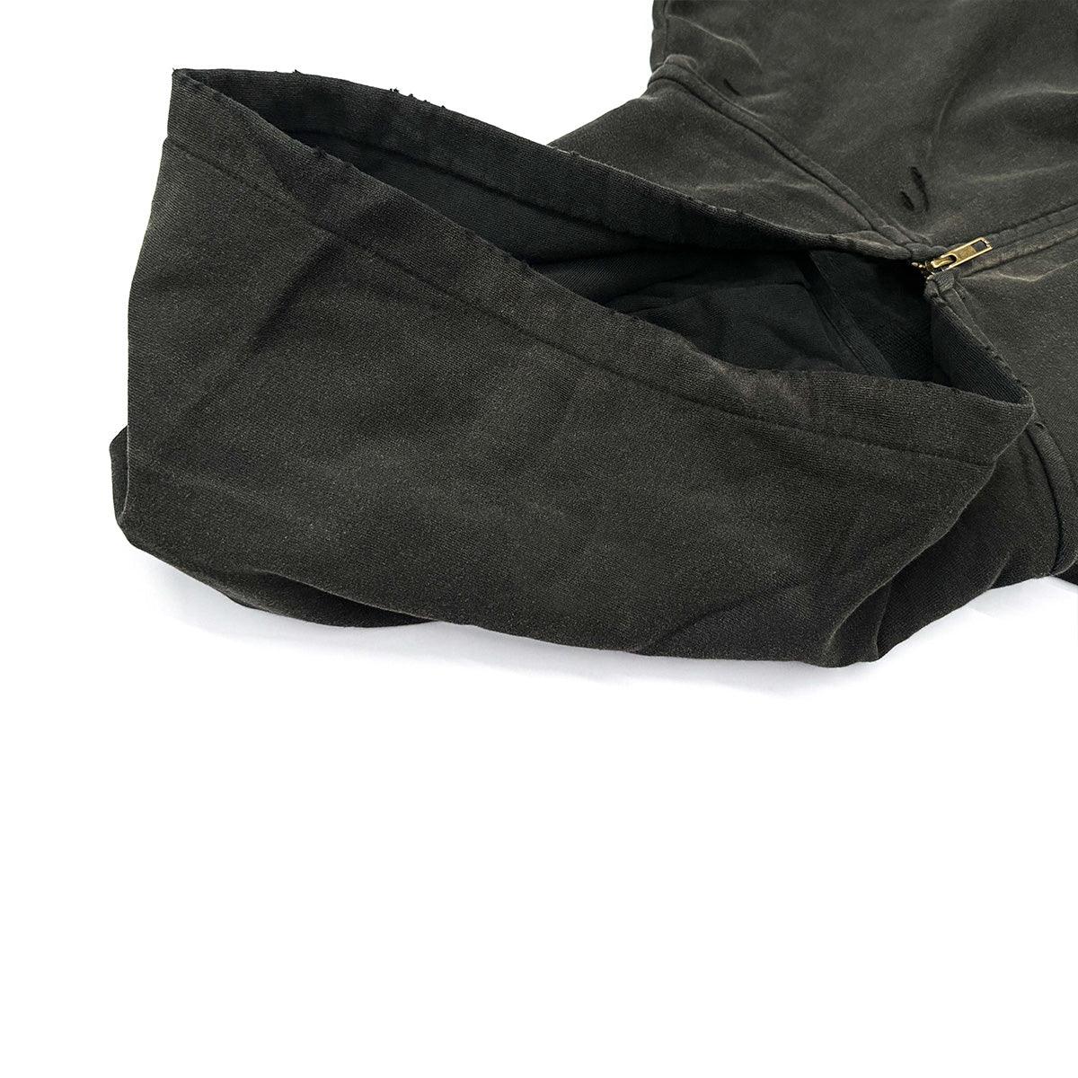 "WONDERFULLY MADE" Distressed Dystopian Unisex Zip-Up Hoodie