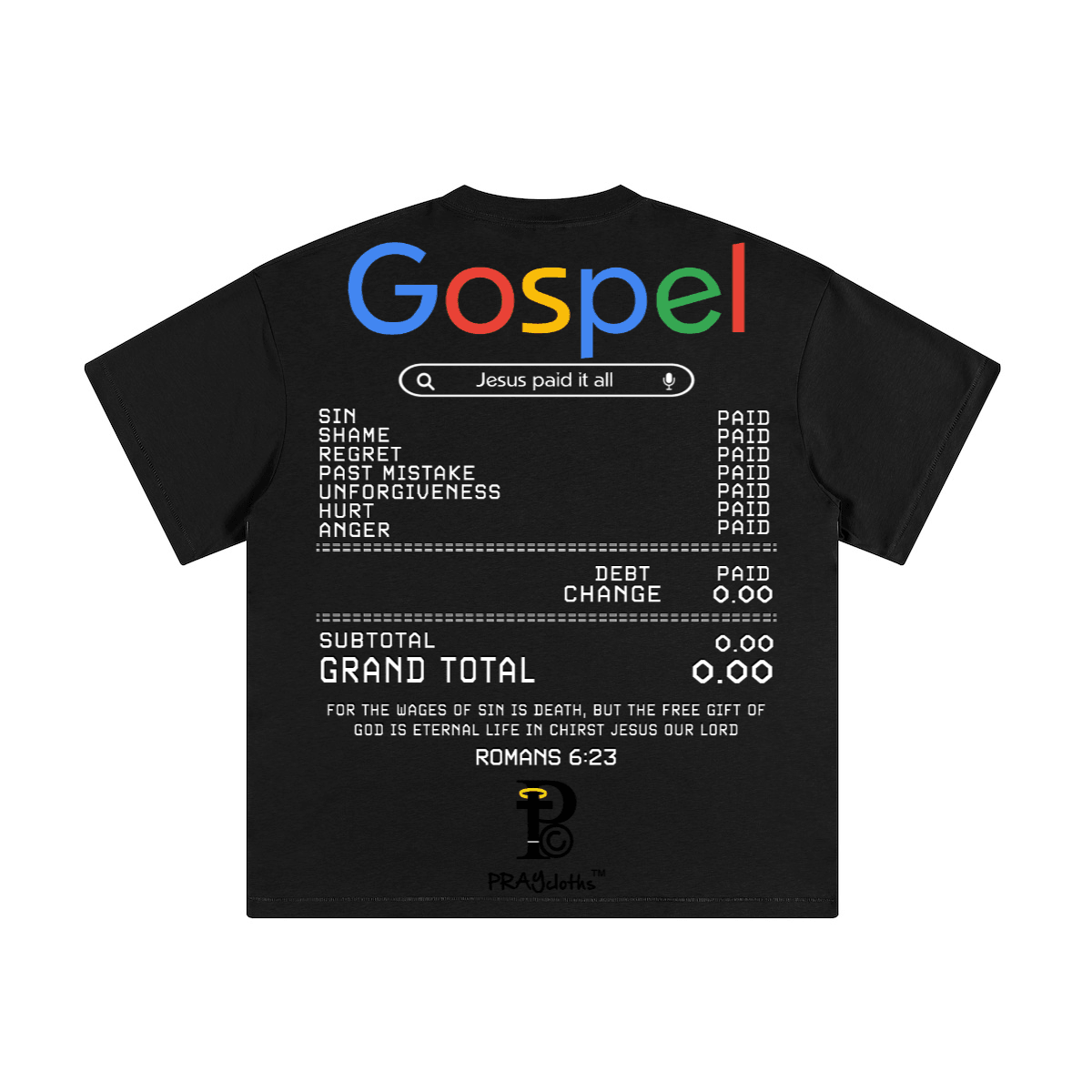 "GOSPEL SEARCH" Premium Cotton Kids Graphic Streetwear T-Shirt