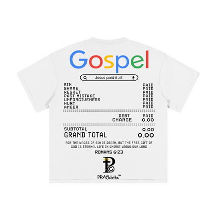 "GOSPEL SEARCH" Premium Cotton Kids Graphic Streetwear T-Shirt