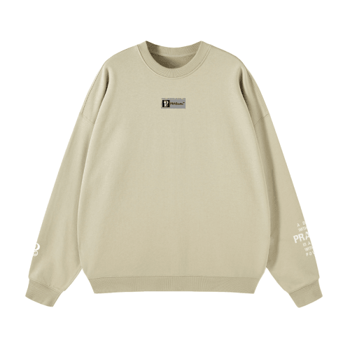"Pc PRINCIPALS" Premium Cotton Lightweight Unisex Oversized Crewneck Sweatshirt