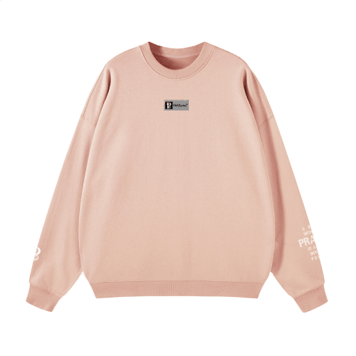 "Pc PRINCIPALS" Premium Cotton Lightweight Unisex Oversized Crewneck Sweatshirt
