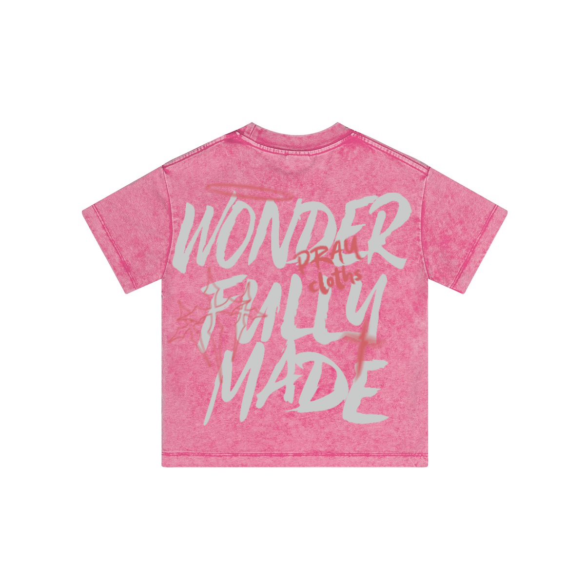 "WONDERFULLY MADE" Premium Cotton Vintage Washed Kids Streetwear T-Shirt