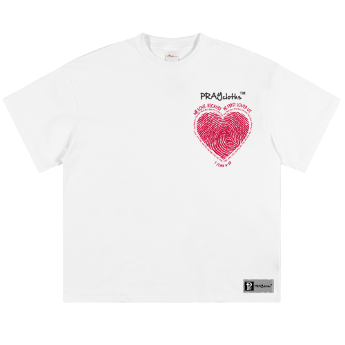 "HE FIRST LOVED US" Premium Cotton Kids Streetwear T-Shirt
