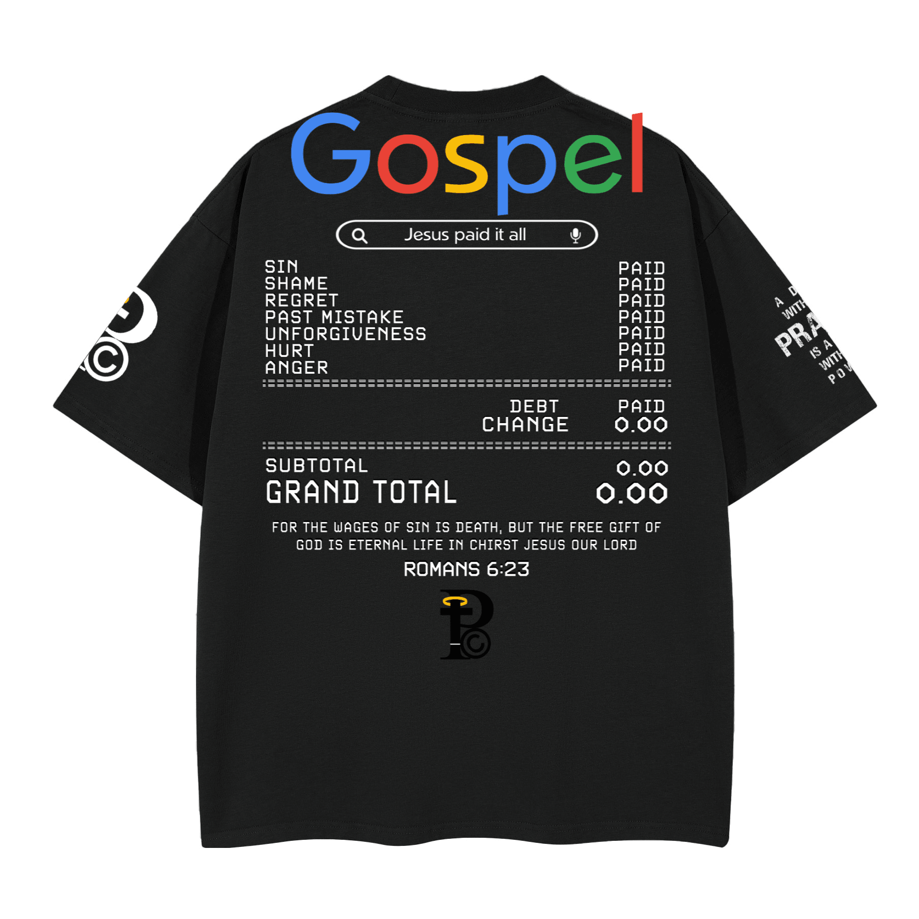 "GOSPEL SEARCH" Premium Cotton Unisex Graphic T-Shirt