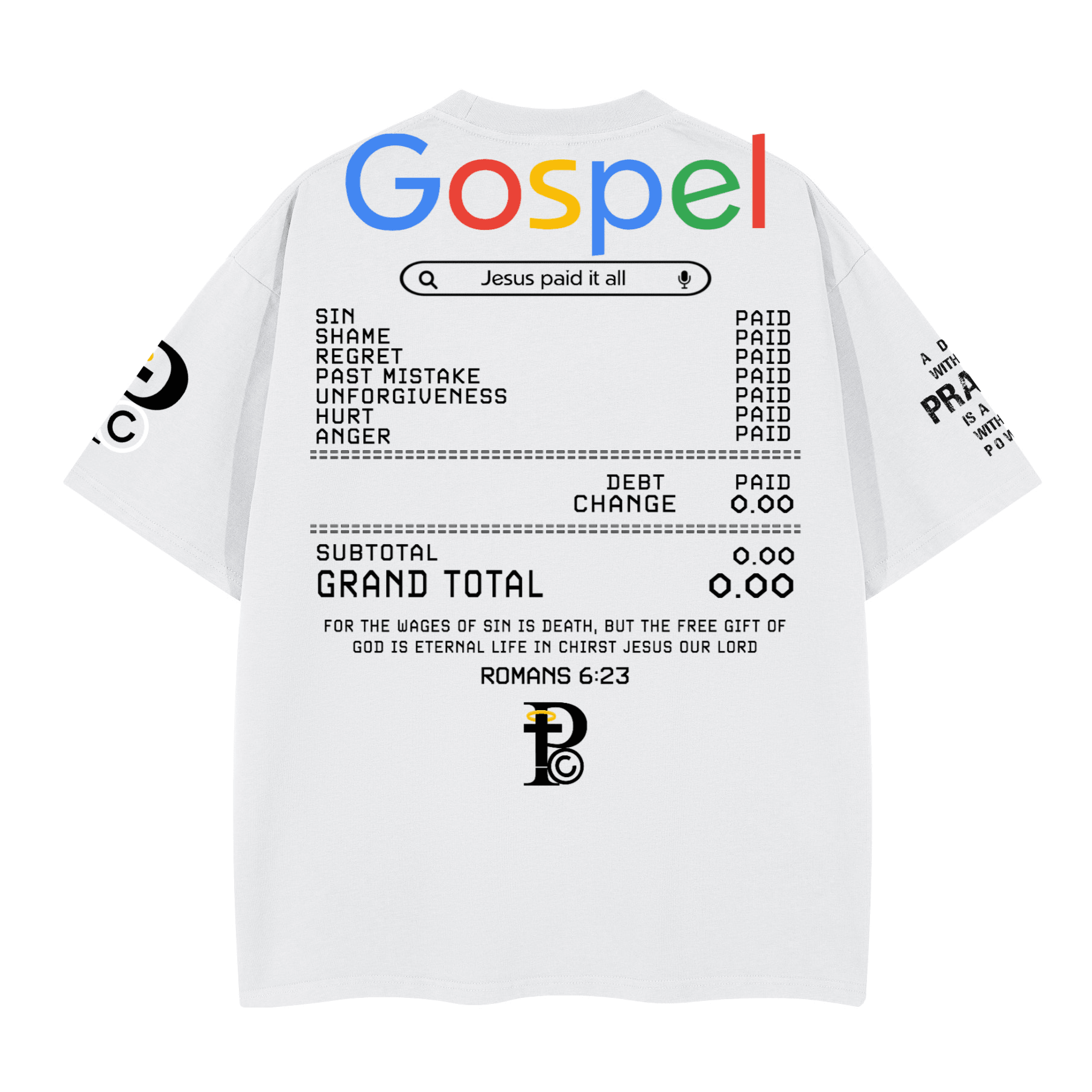 "GOSPEL SEARCH" Premium Cotton Unisex Graphic T-Shirt