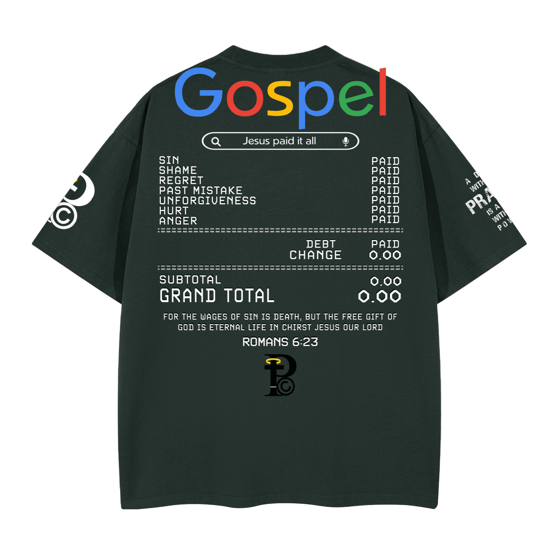"GOSPEL SEARCH" Premium Cotton Unisex Graphic T-Shirt