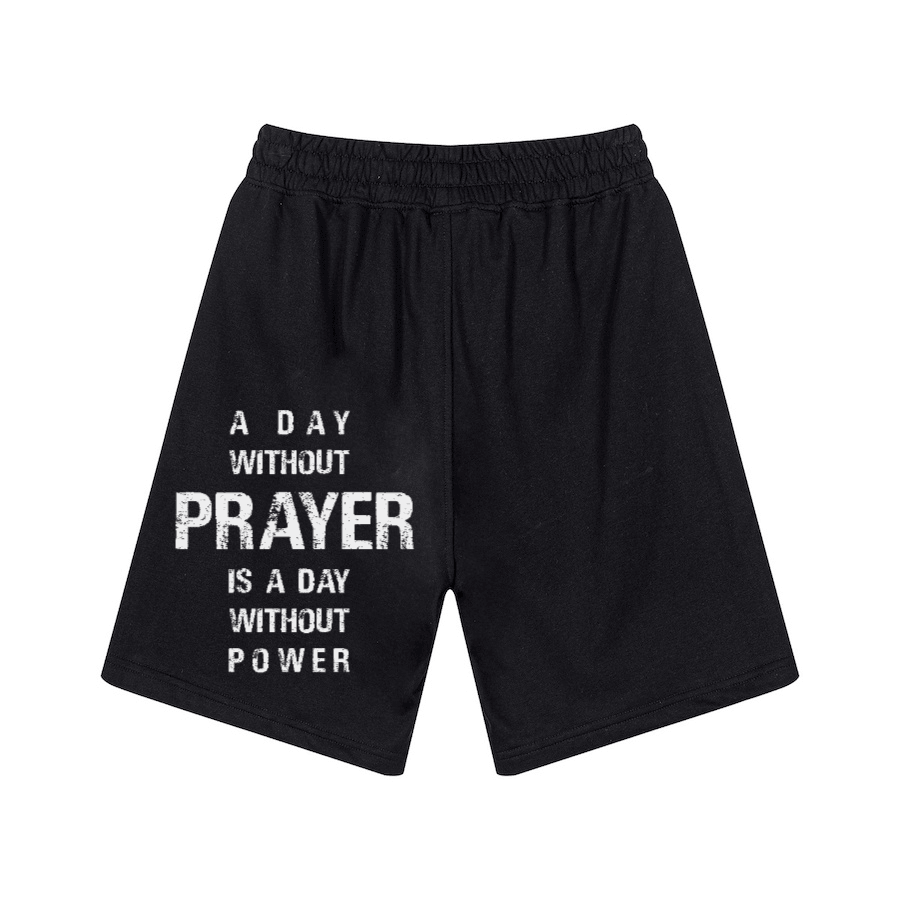 "HE FIRST LOVED US" Premium Cotton Kids Streetwear Shorts