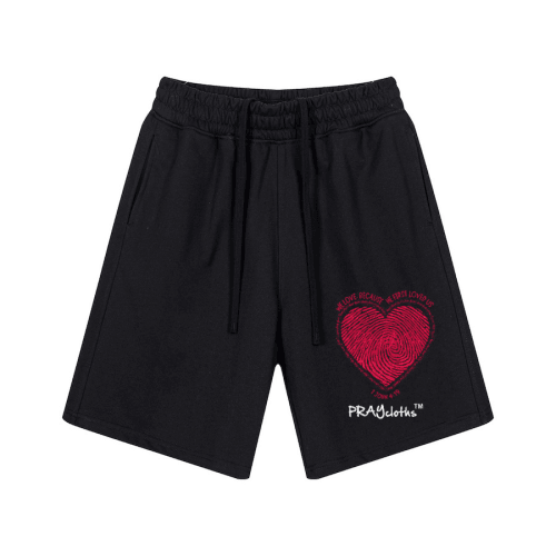 "HE FIRST LOVED US" Premium Cotton Kids Streetwear Shorts
