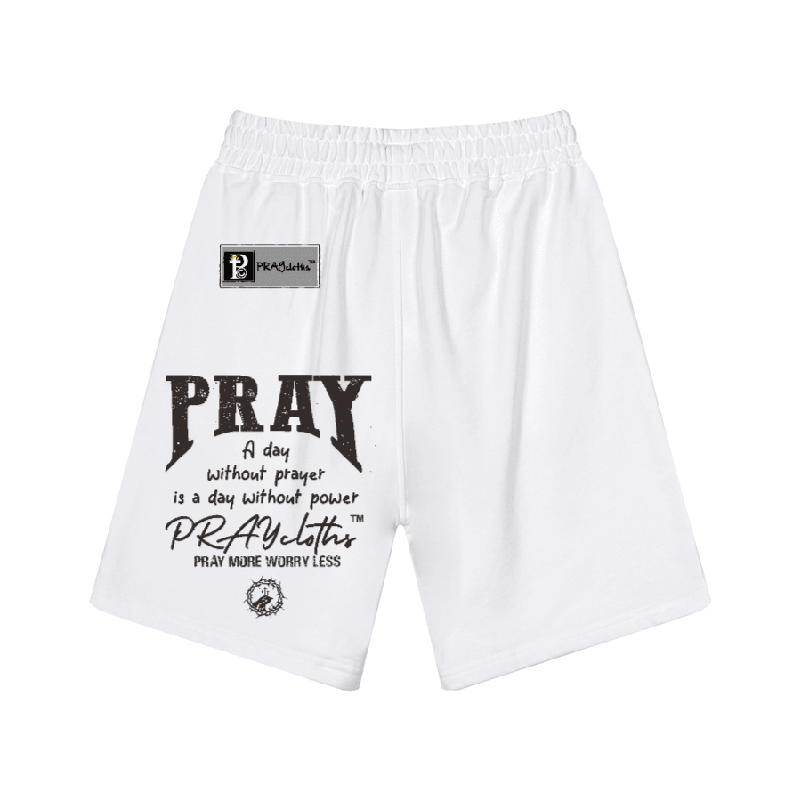 "Pc" Logo Premium Cotton Kids Streetwear Shorts
