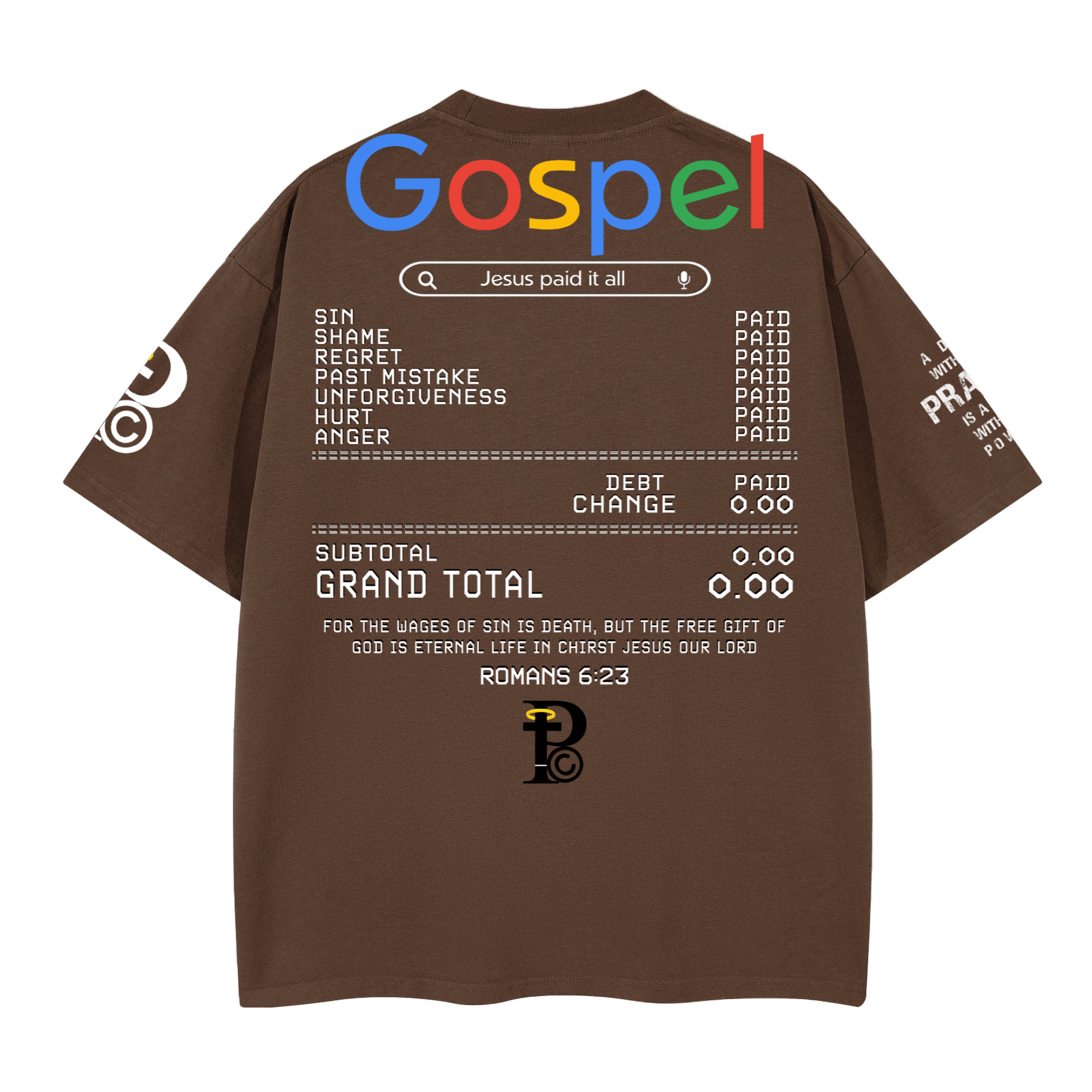 "GOSPEL SEARCH" Premium Cotton Unisex Graphic T-Shirt