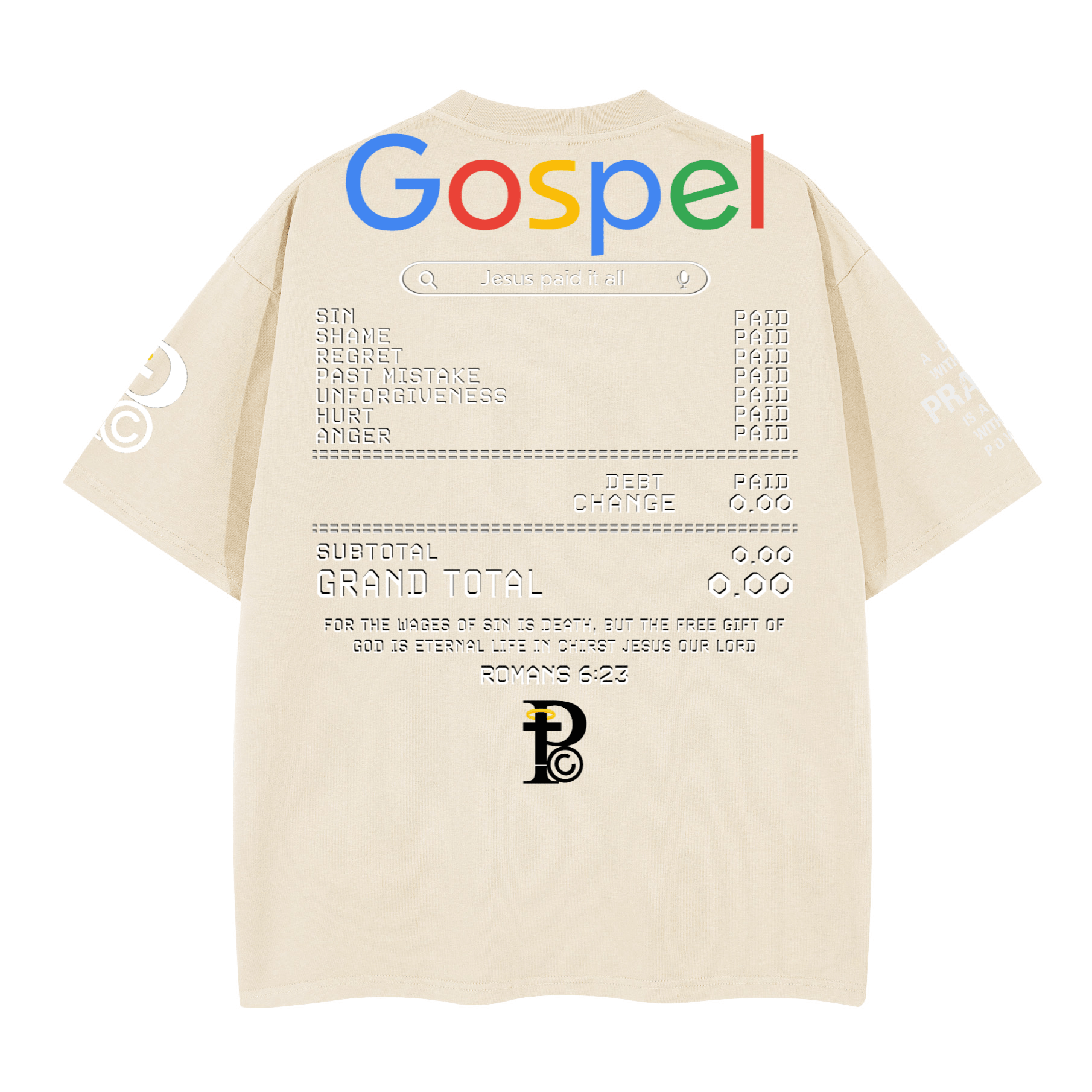 "GOSPEL SEARCH" Premium Cotton Unisex Graphic T-Shirt