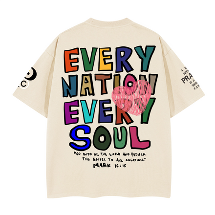 "EVERY NATION EVERY SOUL" Premium Cotton Unisex T-Shirt