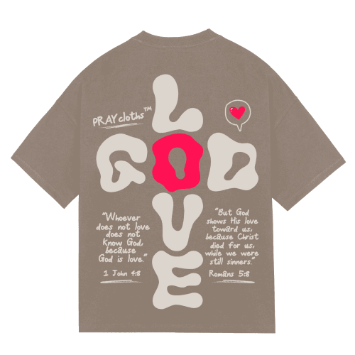 "GOD+LOVE CROSS" Premium Cotton Unisex T-Shirt - PRAYcloths™