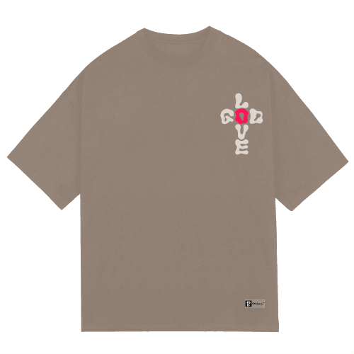 "GOD+LOVE CROSS" Premium Cotton Unisex T-Shirt - PRAYcloths™