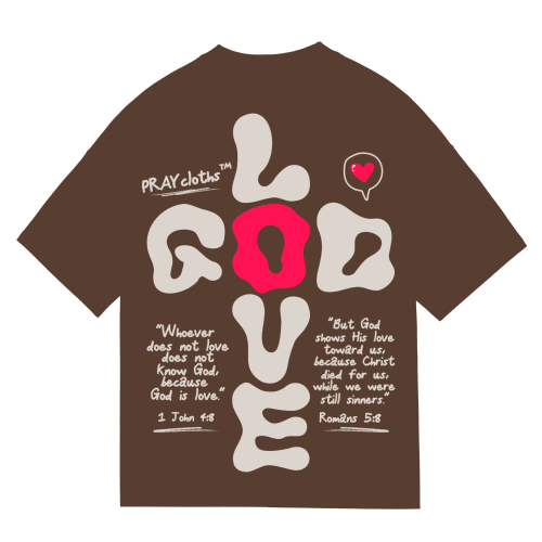 "GOD+LOVE CROSS" Premium Cotton Unisex T-Shirt - PRAYcloths™