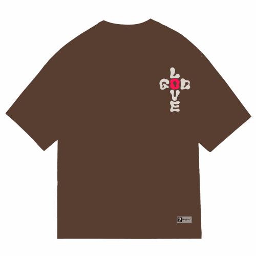 "GOD+LOVE CROSS" Premium Cotton Unisex T-Shirt - PRAYcloths™