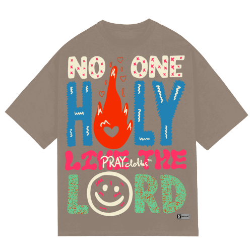 "NO ONE HOLY LIKE THE LORD" Premium Cotton Unisex T-Shirt - PRAYcloths™