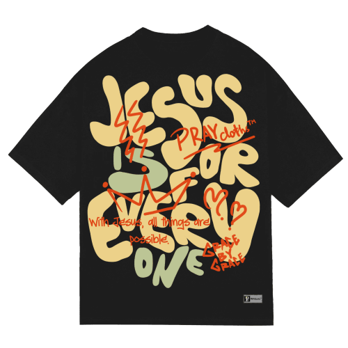 "JESUS IS FOR EVERYONE" Premium Cotton Unisex T-Shirt - PRAYcloths™