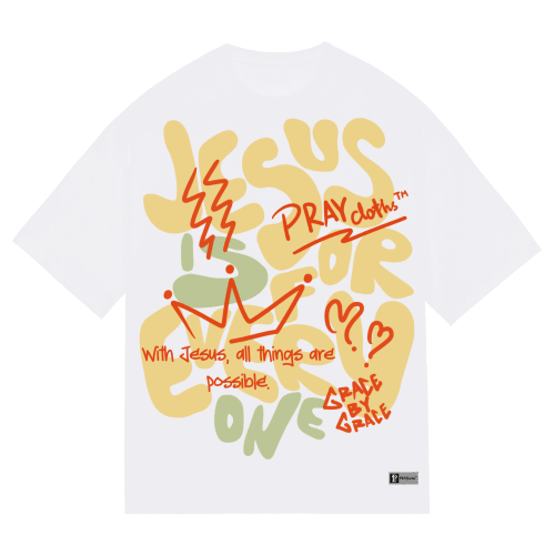 "JESUS IS FOR EVERYONE" Premium Cotton Unisex T-Shirt - PRAYcloths™