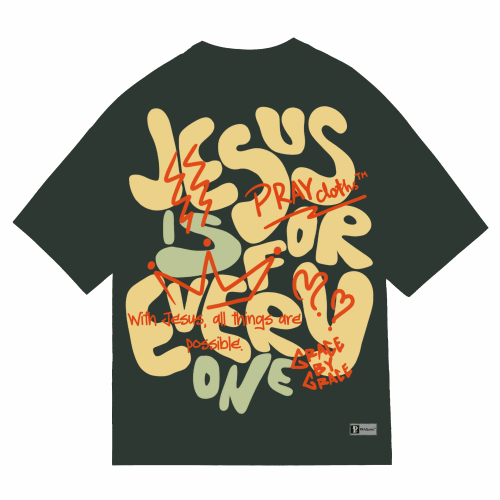 "JESUS IS FOR EVERYONE" Premium Cotton Unisex T-Shirt - PRAYcloths™