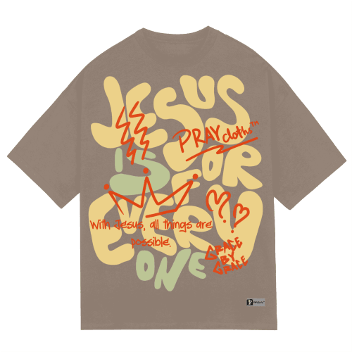 "JESUS IS FOR EVERYONE" Premium Cotton Unisex T-Shirt - PRAYcloths™