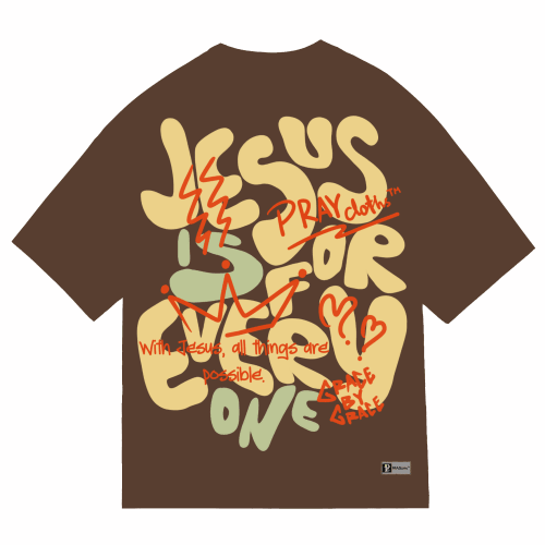 "JESUS IS FOR EVERYONE" Premium Cotton Unisex T-Shirt - PRAYcloths™