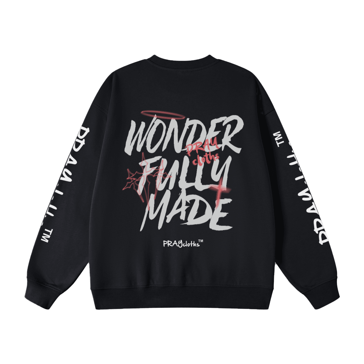 "WONDERFULLY MADE" Premium Unisex Oversized Sweatshirt - PRAYcloths™