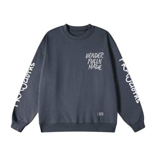 "WONDERFULLY MADE" Premium Unisex Oversized Sweatshirt - PRAYcloths™