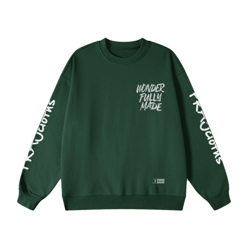 "WONDERFULLY MADE" Premium Unisex Oversized Sweatshirt - PRAYcloths™