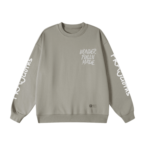 "WONDERFULLY MADE" Premium Unisex Oversized Sweatshirt - PRAYcloths™