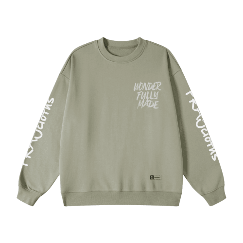 "WONDERFULLY MADE" Premium Unisex Oversized Sweatshirt - PRAYcloths™