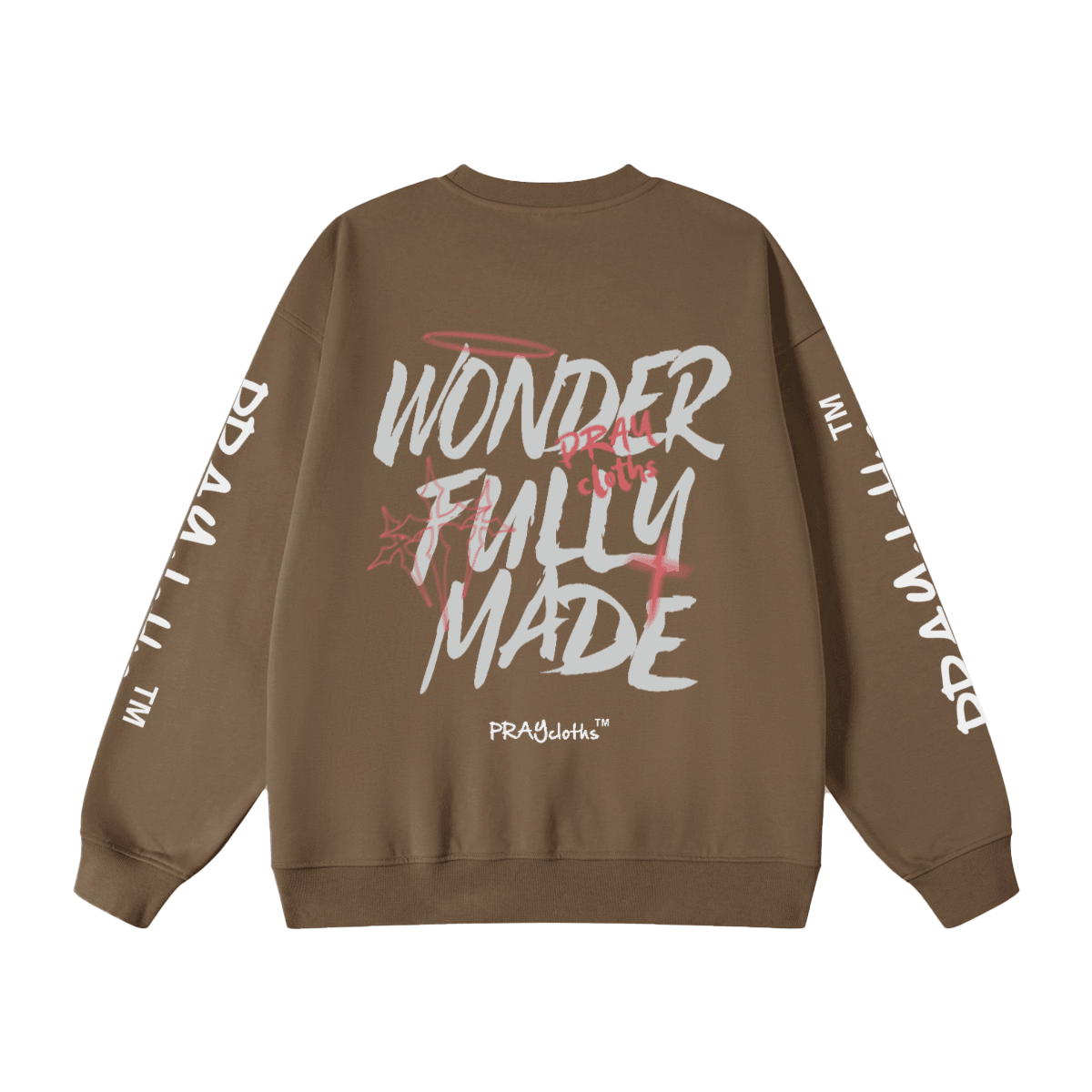 "WONDERFULLY MADE" Premium Unisex Oversized Sweatshirt - PRAYcloths™