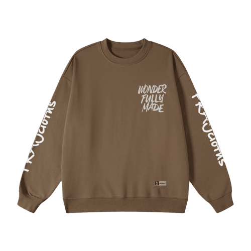 "WONDERFULLY MADE" Premium Unisex Oversized Sweatshirt - PRAYcloths™