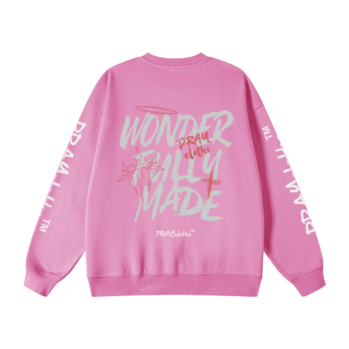 "WONDERFULLY MADE" Premium Unisex Oversized Sweatshirt - PRAYcloths™