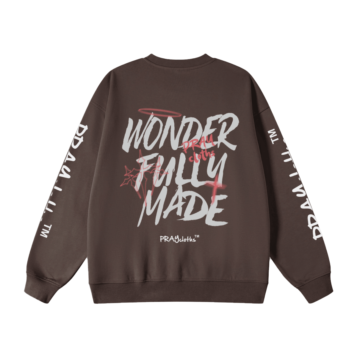 "WONDERFULLY MADE" Premium Unisex Oversized Sweatshirt - PRAYcloths™