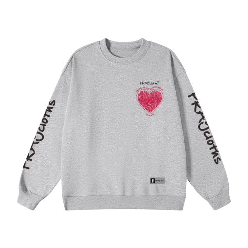 "HE FIRST LOVED US" Premium Unisex Oversized Sweatshirt - PRAYcloths™