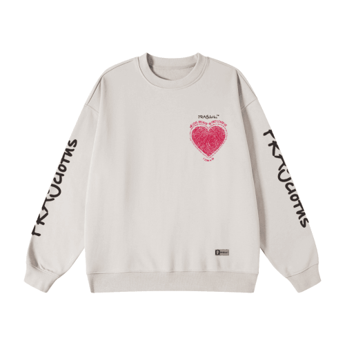 "HE FIRST LOVED US" Premium Unisex Oversized Sweatshirt - PRAYcloths™