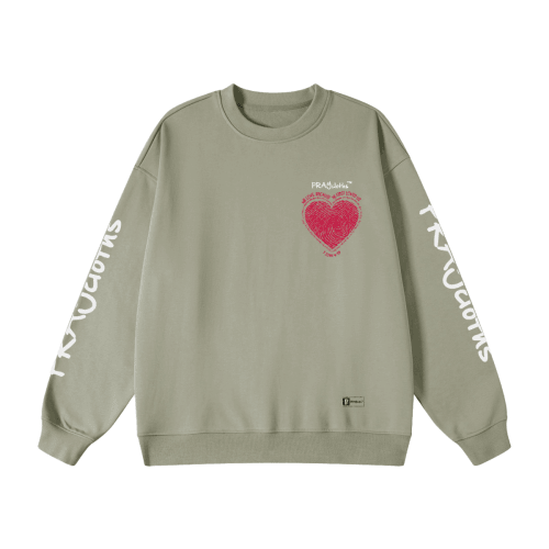 "HE FIRST LOVED US" Premium Unisex Oversized Sweatshirt - PRAYcloths™