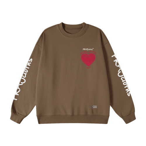 "HE FIRST LOVED US" Premium Unisex Oversized Sweatshirt - PRAYcloths™