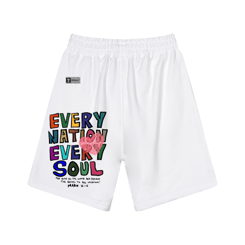 "EVERY NATION EVERY SOUL" Premium Unisex Casual Sweat Shorts