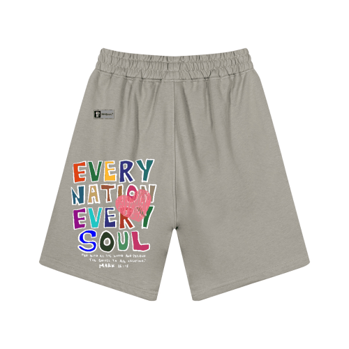 "EVERY NATION EVERY SOUL" Premium Unisex Casual Sweat Shorts