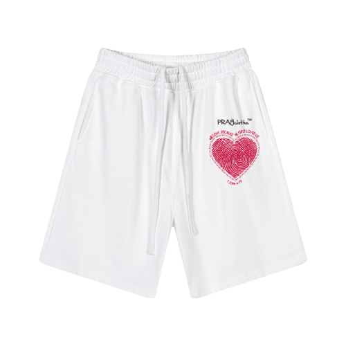 "HE FIRST LOVED US" Premium Unisex Casual Sweat Shorts