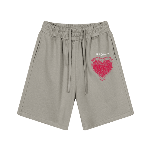 "HE FIRST LOVED US" Premium Unisex Casual Sweat Shorts